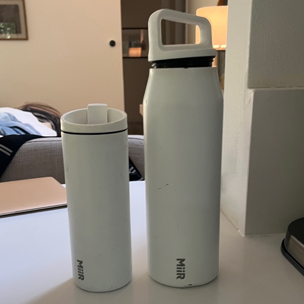 MiiR White Insulated Water Bottle Set